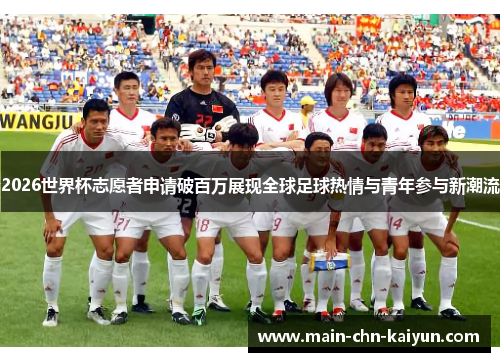 2026世界杯志愿者申请破百万展现全球足球热情与青年参与新潮流 2026世界杯志愿者申请破百万展现全球足球热情与青年参与新潮流